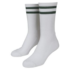 Urban Classics Ponožky  bílá / zelená