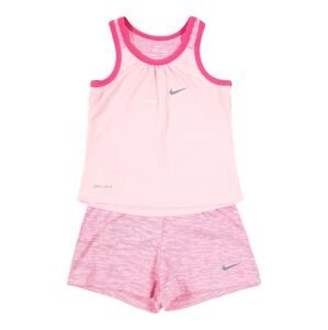 Nike Sportswear Sada 'SWOOSH'  šedý melír / tmavě růžová / růžová / růže