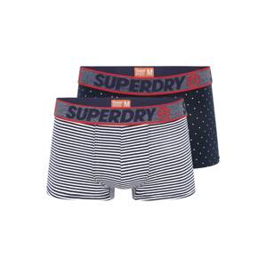 Superdry Boxerky  marine modrá / bílá