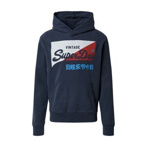 Superdry Mikina 'Primary'  námořnická modř / bílá / červená