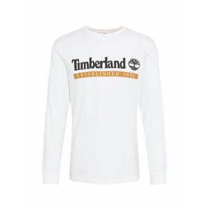 TIMBERLAND Shirt 'Estab 1973'  bílá / černá / medová