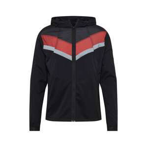 NIKE Sportovní bunda 'Windrunner'  grenadina / grafitová / černá / bílá