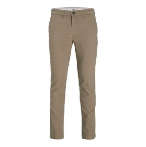 JACK & JONES Chino kalhoty 'Marco Dave'  tmavě béžová