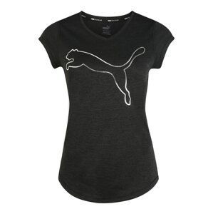 PUMA Funkční tričko 'Heather Cat'  šedý melír