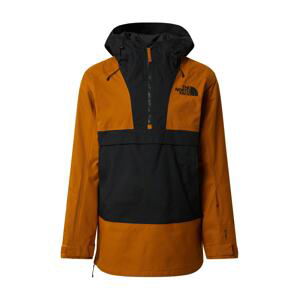 THE NORTH FACE Sportovní bunda 'Silvani'  černá / hořčicová