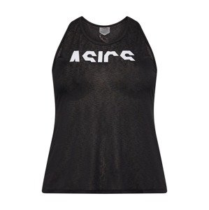 ASICS Sportovní top  černá / bílá