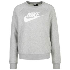 Nike Sportswear Mikina  šedý melír / bílá