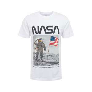 Mister Tee Tričko 'NASA'  námořnická modř / trávově zelená / červená / černá / offwhite