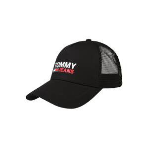 Tommy Jeans Cap  černá / bílá / červená