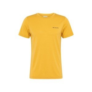 COLUMBIA Funkční tričko 'Maxtrail™'  zlatě žlutá / šedá