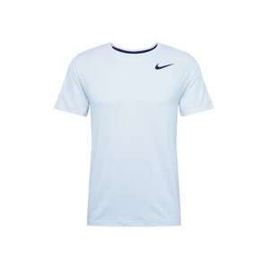 NIKE Funkční tričko 'Nike Pro'  černá / bílá