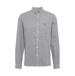 Lyle & Scott Košile  šedý melír / bílá / žlutá / černá