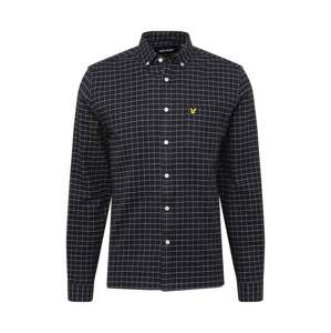 Lyle & Scott Košile  černá / bílá