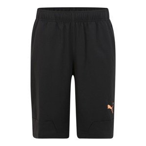 PUMA Sportovní kalhoty  korálová / černá