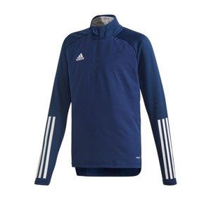 ADIDAS PERFORMANCE Sportovní mikina  modrá / bílá