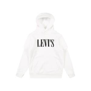 LEVI'S Mikina  černá / bílá