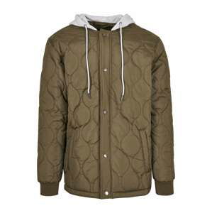 Urban Classics Přechodná bunda  šedá / khaki