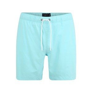 Abercrombie & Fitch Plavecké šortky  aqua modrá