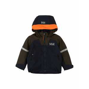 HELLY HANSEN Outdoorová bunda 'LEGEND'  oranžová / námořnická modř / olivová / stříbrně šedá