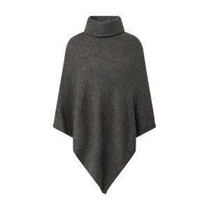 ONLY Pláštěnka 'ONLELONA  L/S PONCHO EX KNT'  šedý melír / tmavě šedá