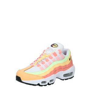 Nike Sportswear Tenisky 'Air Max 95'  bílá / černá / pitaya / pastelově zelená / meruňková