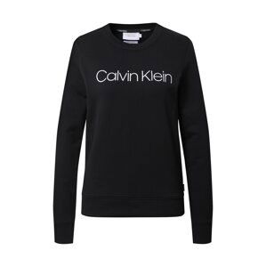 Calvin Klein Mikina  černá / bílá