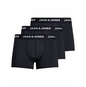 JACK & JONES Boxerky  černá / bílá