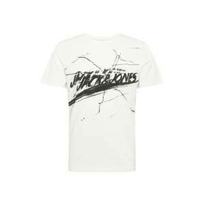 JACK & JONES Tričko 'Hekta'  bílá / marine modrá