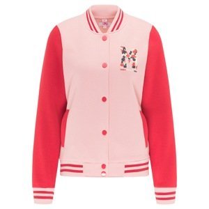 MYMO Mikina s kapucí  červená / pink / černá