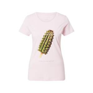EINSTEIN & NEWTON Tričko 'Cactus Ice'  zelená / růžová