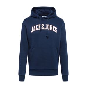 JACK & JONES Mikina  námořnická modř / bílá