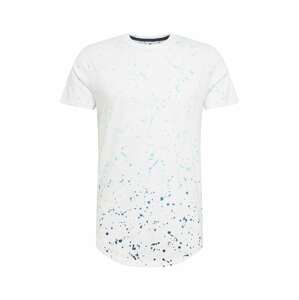 HOLLISTER Shirt  bílá / světlemodrá / tmavě modrá