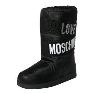 Love Moschino Sněhule  černá / bílá