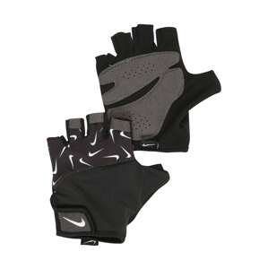 NIKE Accessoires Sportovní rukavice  černá / bílá
