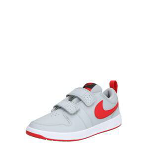 Nike Sportswear Tenisky 'Pico 5'  světle šedá / červená