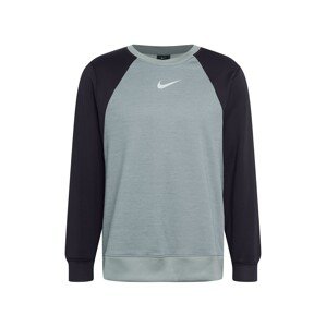 NIKE Sportovní mikina  šedá / černá