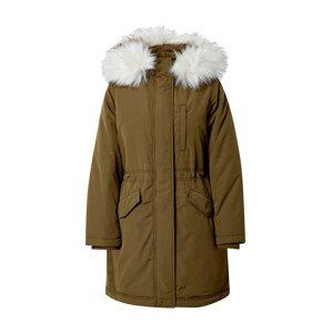 GAP Zimní parka  khaki / bílá