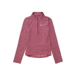 NIKE Sport-Sweatshirt  stříbrná / růžová
