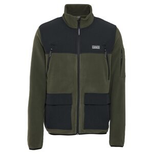 QUIKSILVER Fleecová mikina  grafitová / khaki