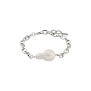 Pilgrim Náramek 'Gracefulness'  perlově bílá / stříbrná