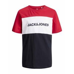Jack & Jones Junior Tričko  námořnická modř / červená / bílá