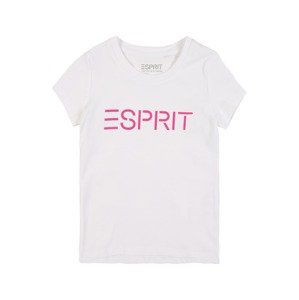 ESPRIT Tričko  bílá / pink