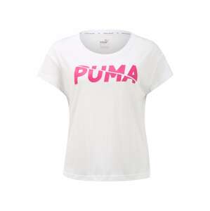 PUMA Funkční tričko  pink / bílá