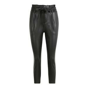 Vero Moda Petite Kalhoty se sklady v pase 'EVA'  černá