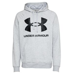 UNDER ARMOUR Sportovní mikina  šedý melír / černá