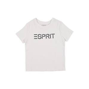 ESPRIT Tričko  bílá / černá