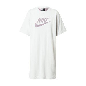 Nike Sportswear Maxi šaty  světle fialová / bílá