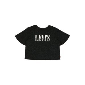 LEVI'S Tričko  béžová / stříbrně šedá / černý melír