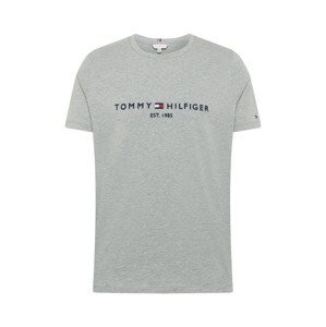 Tommy Hilfiger Curve Tričko  šedý melír / námořnická modř