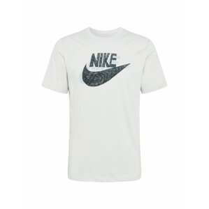 Nike Sportswear Shirt 'HAND DRAWN '  královská modrá / bílá / světle šedá